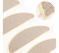 15x Tapis de Marches d'Escalier Carpettes Multicolore Multi-taille vidaXL