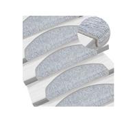 Tapis D'escalier 15 Pcs Gris Clair 65 X 24 X 4 Cm