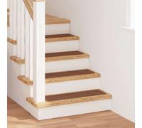 Tapis D'escalier Vidaxl Avec Dos En Latex Jaune 20x75 Cm