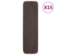 15x Tapis Marches Antidérapants 75x20 cm Rectangle Bleu Marine Carpette vidaXL