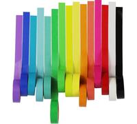 15x Washi Tape Arc-En-Ciel Ruban Adhésif Papier Décoratif Masking Tape Scrapbooking