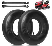 15x6.00-6 Chambre à air,2x Pneu Brouette Tubes Intérieurs de Remplacement pour ATV Quad 4 roues chariot de Golf tracteur tondeuse à gazon motoculteurs rampes brouette remorque utilitaire