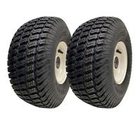 15x6.00-6 Herbe Pneu Sur Rim-Tondeuse, Remorque, 20mm BB - Set 2 -