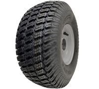 15x6.00-6 Roue de tondeuse à gazon moyeu 65mm, pneu P332 4 plis sur jante roulements 20mm