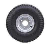 15x6 00 6 Tire and Wheel Assembly Heavy Duty Rubber Compound Enhanced Traction Front Tires for Lawn Tractors Garden Mowers 6 inch Wheel Aluminum Alloy
