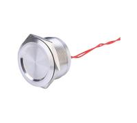 16/19/22mm Concave Head Piezo Switch Momentary On Off With AWG26 300MM Wires NWPNLXEA(19mm Concave Head)