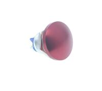 16/19/22mm Mushroom Domed Metal Cap Momentary 1NO Push Button Switch Round Red Green Screw Terminal NWPNLXEA(19mm)