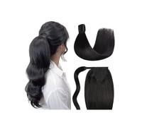 16-26 Pouces Longue Queue De Cheval Droite Cheveux Humains Envelopper Autour Du Clip Dans Le Morceau Extension Pour un usage quotidien(20inches)