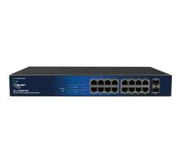 Allnet Switch Gigabit L2 non géré ALL-SG8018P – 16 ports RJ45 PoE+ (240 W) + 2 SFP, 36 Gbit/s
