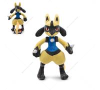 16-31 cm Pokemon debout Lucario brillant Peluche poupée mignon Mega Riolu Animal Peluche qualité Peluche jouet enfants Halloween cadeaux--Shiny Lucario