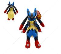 16-31 cm Pokemon debout Lucario brillant Peluche poupée mignon Mega Riolu Animal Peluche qualité Peluche jouet enfants Halloween cadeaux-Mega Lucario