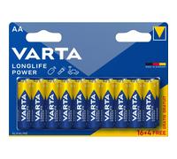 16+4 Piles Alcalines AA / LR6 Varta LongLife Power