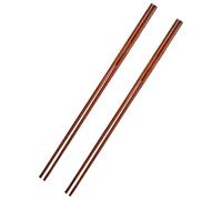 16.5 Bopsticks de cuisson, ustensiles en bois naturel à 2 paires, outils sûrs pour la cuisson Wok / Noodle / Hot Pot