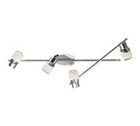 16,8 Watt SMD Plafonnier LED 4-flamme éclairage verre clair761015-4