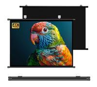 16:9/4:3 Écran De Projection 30" 40" 50" 60" 72" Toile De Projecteur AntiPlis, HD 4K Écran De Cinéma Manuel Enroulable, Pour Home Cinéma, Bureau, École Et Camping(72in 16:9)
