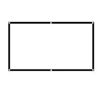 16: 9 Portable Projecteur HD SC Pliable Curtain de Projection Polyester pour Home Office70in Projection Screendable Projecteur Screenhd Movie ScreenProjection Curtainvideo Accessoire (84 Pouces)