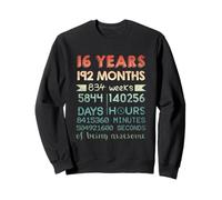 16 Ans d'être Une légende géniale pour Son 16e Anniversaire Sweatshirt