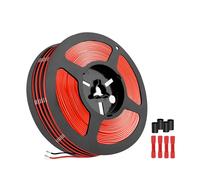 16 Awg Silicone Electrical Cable- 1.3 Mm²,6 M (3 M Black 3 M Red)-Flexible Tinned Copper Cable,Designed For Vehicles,Rc Cars,Drones Etc-Marque Générale Noir