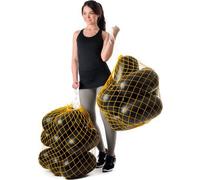 16 balles originales Pezzi® Mini Eggball MAXAFE + 2 filets à balles - anthracite