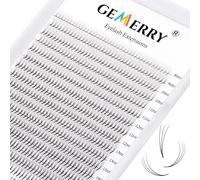 16 Bandes Cils Bouquet Prefait 3D Extension de Cils Volume Russe Soie Big Box 0,10mm C curl 8-15mm Mix Cils Prefait 3D Lash Extensions de GEMERRY (3D-0.10C-mix 8-15mm)
