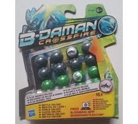 16 Billes de Rechange B-Daman Crossfire NEUVES 2013 Hasbro Takara Rouges Bleues