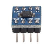 16 - Bit 4 - Module ADC de canal, carte d’acquisition de signaux à convertisseur analogique-numérique haute précision avec affichage LCD 1602 pour la collecte de données et les