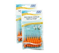 16 brossettes interdentaires TEPE XXXX fine, 0,45 mm, orange
