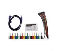 16 canaux pour analyseur logique 100 MHz USB LA1010 pour débogage de protocole Systèmes embarqués pour MCU pour FPGA Outil de développement Blanc