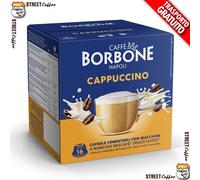 16 Capsules Caffè Borbone Cappuccino Cappuccione 100% Comp. Nescafé Dolce Gusto