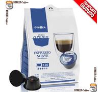 Gimoka Mélange Espresso Soave Décaféiné intensité 7/13-64 Capsules - Compatibles avec les machines à café de la marque Nescafé* Dolce Gusto* - Produit en Italie (lot de 4 x 16)