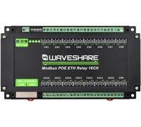 16-Ch Ethernet Relay Module,Modbus Rtu/Modbus Tcp Protocol,Ethernet Communication,Support Poe,Various Isolation&Protection Circuits,Industrial Grade Rail-Mount Case