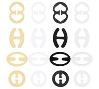 16 Clips Attache Soutien-Gorge Antidérapants pour Dos Nageur : Boucle en Plastique, Bretelles et Sangles de Soutien-Gorge pour Débardeurs. Fixez votre soutien-gorge, sans les renouveler !