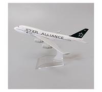 16 Cm Adapté pour Alliance Aviation B747 Boeing 747 Alliage Métal Moulé sous Pression Modèle d'avion Cadeau Ensemble de Jeu de Passe-Temps Miniature