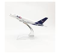 16 Cm Adapté pour La Logistique De Fret Express A380 Modèle d'avion Ornement Souvenir Fly Collection Cadeaux Kit de Jeu de Passe-Temps