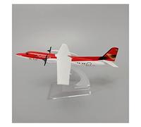 16 Cm Alliage Métal Adapté pour Fokker F50 Aviation Moulé sous Pression Modèle d'avion Jouets pour Enfants À Collectionner Ensemble de Jeu de Passe-Temps Miniature(A)