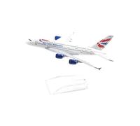16 Cm pour British Airways Truncatum Boeing B777 Modèle d'avion en Métal Moulé sous Pression 1: 400 Modèle d'avion Préfabriqué Avion moulé sous Pression(British Airways A380)