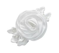 16 cm Rose Fleur Appliquée avec Perles pour Robe de Mariage Faite à la Main Couture pour Robe