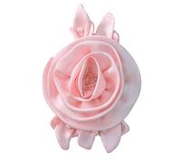 16 cm Rose Fleur Appliquée avec Perles pour Robe de Mariage Faite à la Main Couture pour Robe