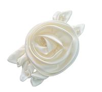 16 cm Rose Fleur Appliquée avec Perles pour Robe de Mariage Faite à la Main Couture pour Robe