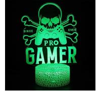 16 couleurs à distance - 3D XBOX Playstation PS4 Jeu Veilleuse LED Couleur Setup Gaming Lampe de Table de Bur