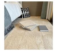 16 Dalles De Moquette épaisses en Mousse Imbriquées, Dalles De Sol Imbriquées en Peluche, Carrés De Moquette 30 X 30 Cm pour Bureau à Domicile Ou Salle De Classe(Color:Abricot)