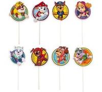 16 décors pics à gâteau pat patrouille - dekora 359001 Multicolore G