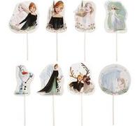 Pics à gâteau - DEKORA - Reine des Neiges - Set de 16 - Multicolore