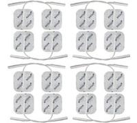 16 électrodes 4x4cm électrostimulation tens ems connexion à fil 2mm G