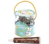 16 emporte-pièces Nature + 1 Stylo chocolat Multicolore G