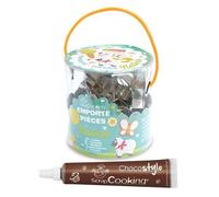 16 emporte-pièces Nature + 1 Stylo chocolat Scrapcooking