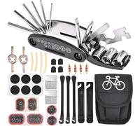 16-En-1 Outil Réparation Vélo Multifonctionnel D'outils De Vélo Pliable Portable Kit Vélo Multi Outil Acier Inoxydable De Haute Qualité Kit Réparation Vélo Kit De Maintenance