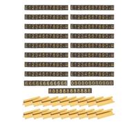 16 Ensembles Étiquettes de Prix, Lot de Sets, Base Aluminium | Affichage Clair sur Comptoir, Structure Réglable, Plastique Transparent, pour Ventes Rapides et Vitrines