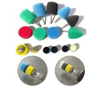 16 éponges de polissage pour tampons, 16 pièces en verre, 16 détails de polissage de qualité supérieure