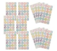 16 Feuilles Autocollants de Renforcement, Réparation | Feuillets Adhésifs, par Feuille, Design Simple, pour Classement Bureau et Carnets